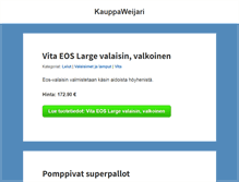 Tablet Screenshot of kauppaweijari.com